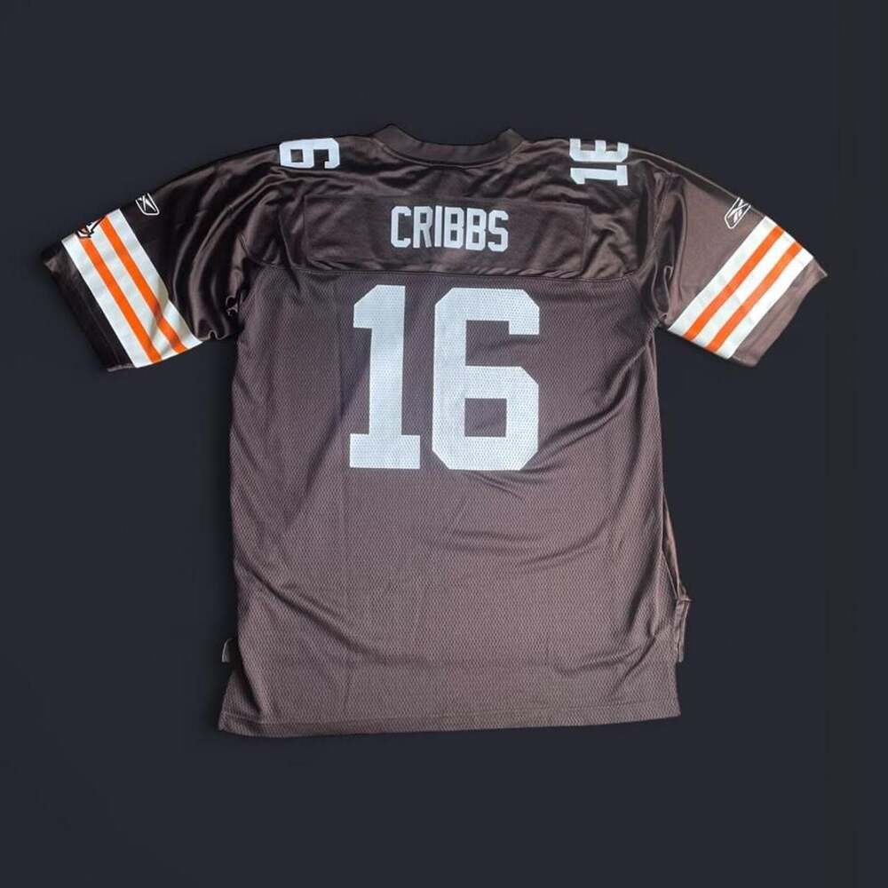 Josh Cribbs Jersey Men’s XL Cleveland Browns Reebok Home
